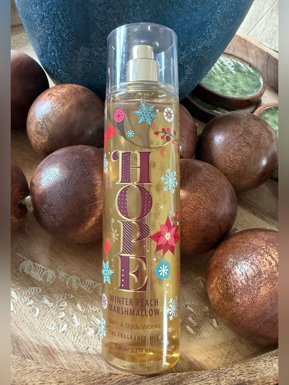 Discontinued Bath & Body Works Hope Winter Peach Marshmallow Fragrance Mist 8 oz